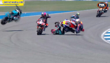 MotoGP news: Agony for Agius in twice red-flagged Moto2 race