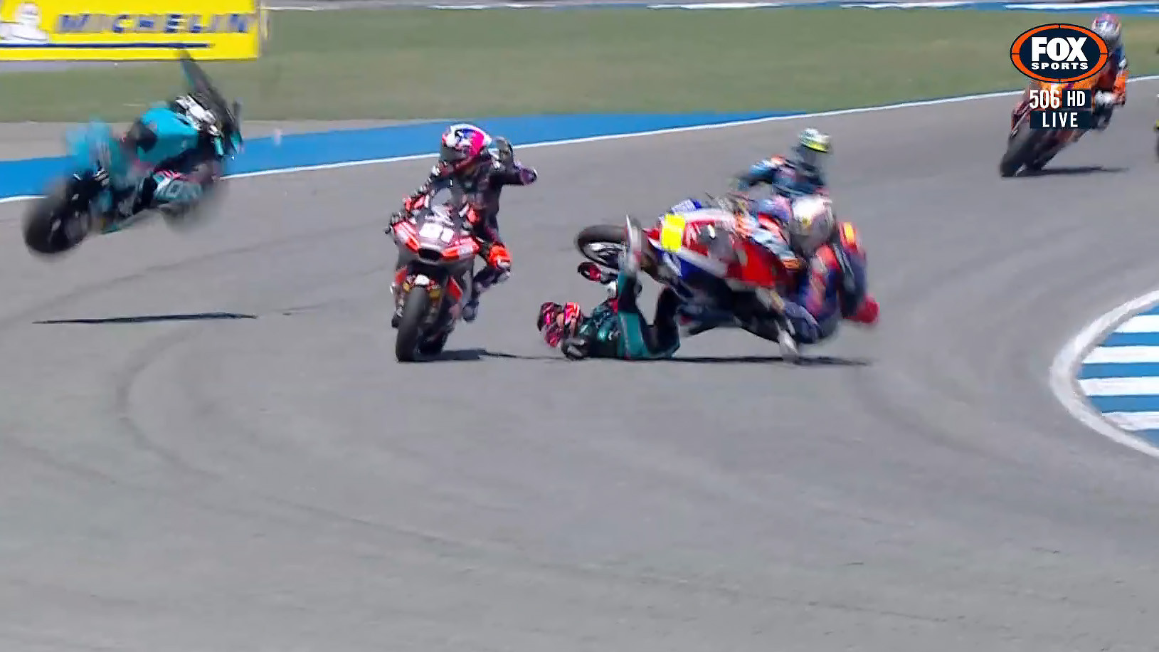 MotoGP news: Agony for Agius in twice red-flagged Moto2 race