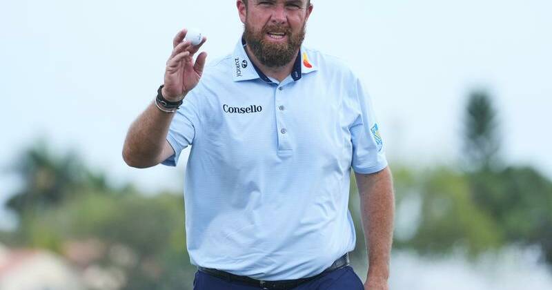 Shane Lowry shares the lead in the PGA Tour's Cognizant Classic after a third round 63. Photo: AP PHOTO