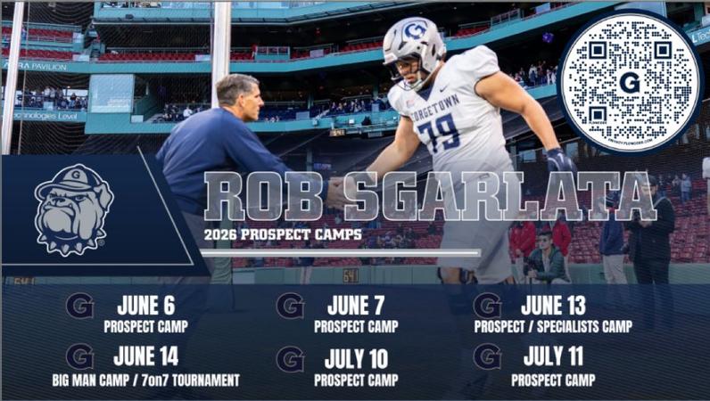 Georgetown Football Releases 2026 Prospect Camp Dates