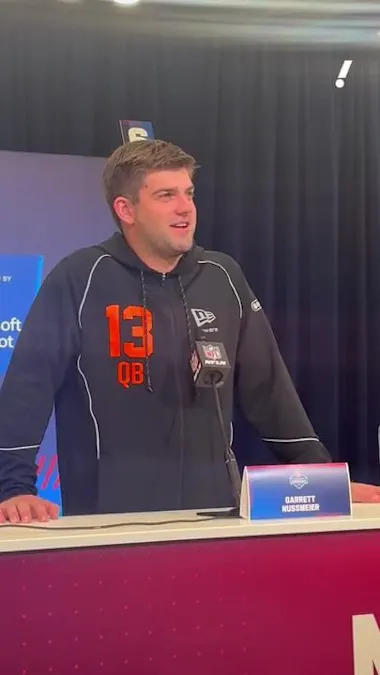 How did Garrett Nussmeier do ranking NFL quarterbacks?