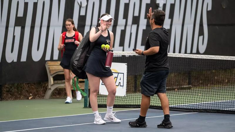 Coutts Lands Centennial Conference Player of the Week in Women’s Tennis