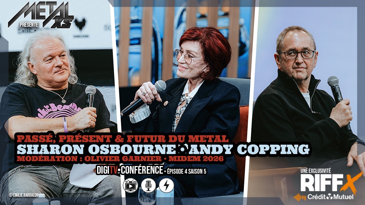 METALXS - épisode 4 saison 5 • SHARON OSBOURNE & ANDY COPPING au MIDEM 2026 - YouTube