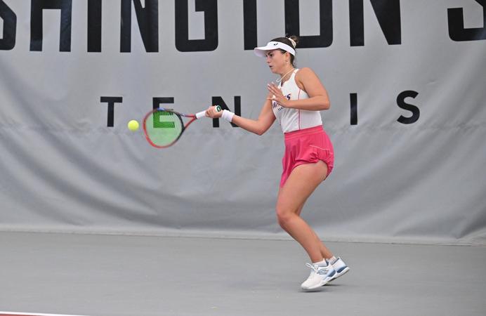 No. 16 Women's Tennis Wins WCC Opener at No. 68 Washington State