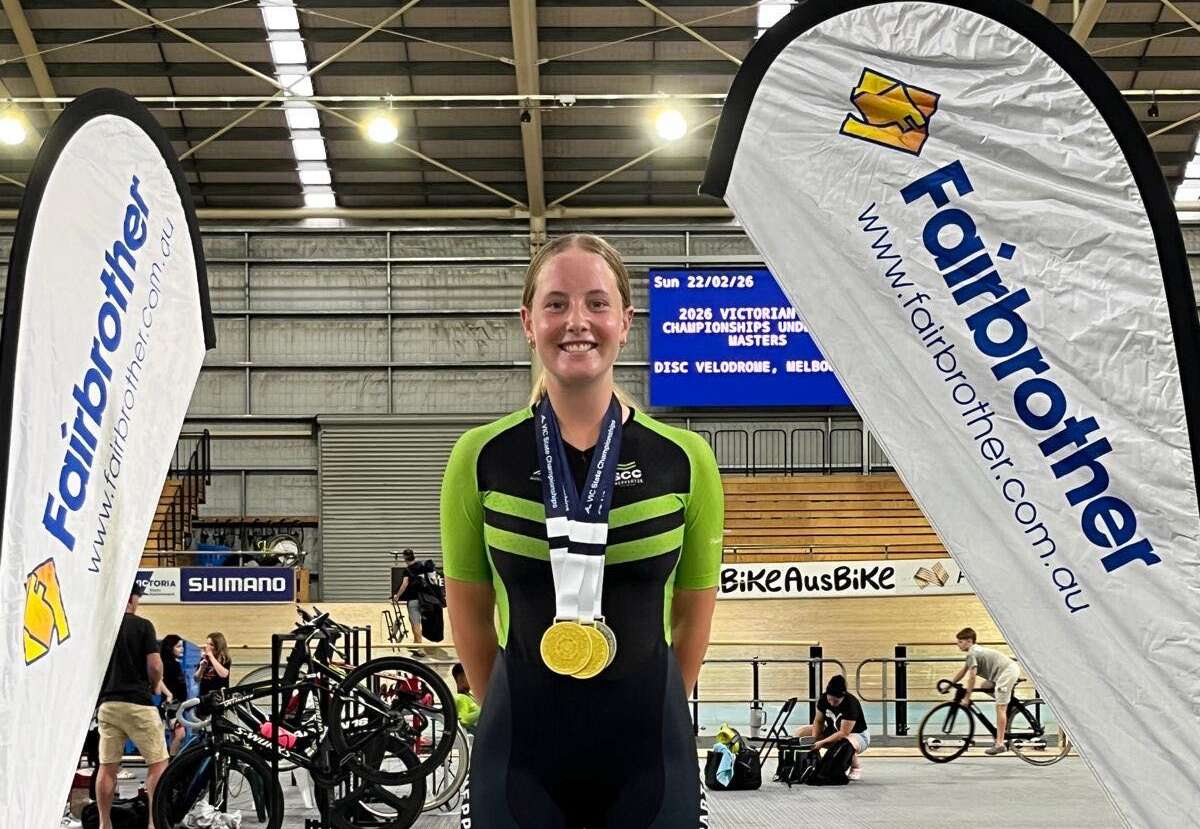 Shepparton star’s winning cycle nets a trio of State Titles in two weeks