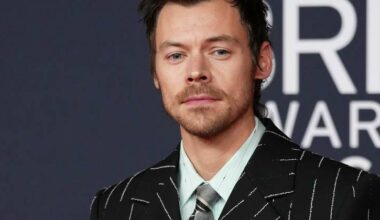 Harry Styles says there's almost a sadness at the handing-over his work to the public. Photo: AP PHOTO