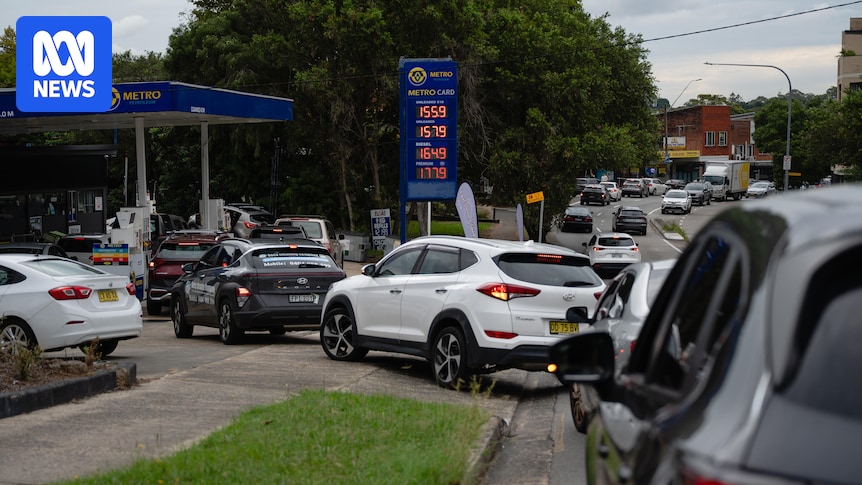Petrol prices surge across Australia, long queues at fuel stations amid Middle East war