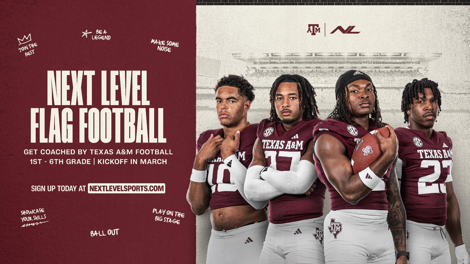 Thirteen former Texas A&M football players will represent the Aggies this week at the 2026 NFL Scouting Combine at Lucas Oil Stadium in Indianapolis.