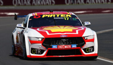 Supercars champion spews before scoring Melbourne pole