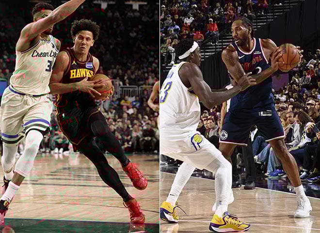 Jalen Johnson, Kawhi Leonard