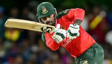 Litton Das back in Bangladesh squad for Pakistan ODIs