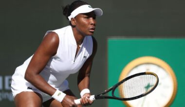 Venus Williams falls in first round of BNP Paribas Open