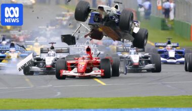 Where F1 drivers involved in crashes go at Australian Grand Prix