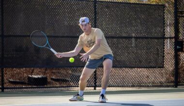 MEN’S TENNIS BLANKED BY MONMOUTH ON FRIDAY NIGHT