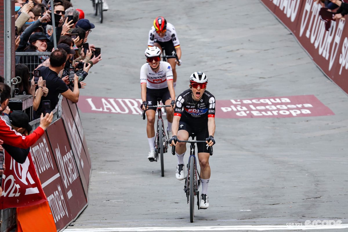 Elise Chabbey defies all odds to win Strade Bianche