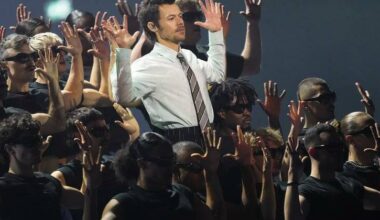 Harry Styles' latest album finds him leaning into a looser, more atmospheric approach to music. Photo: AP PHOTO