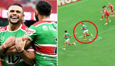 NRL news: Debate erupts over Latrell Mitchell moment amid Alex Johnston's hunt for try record