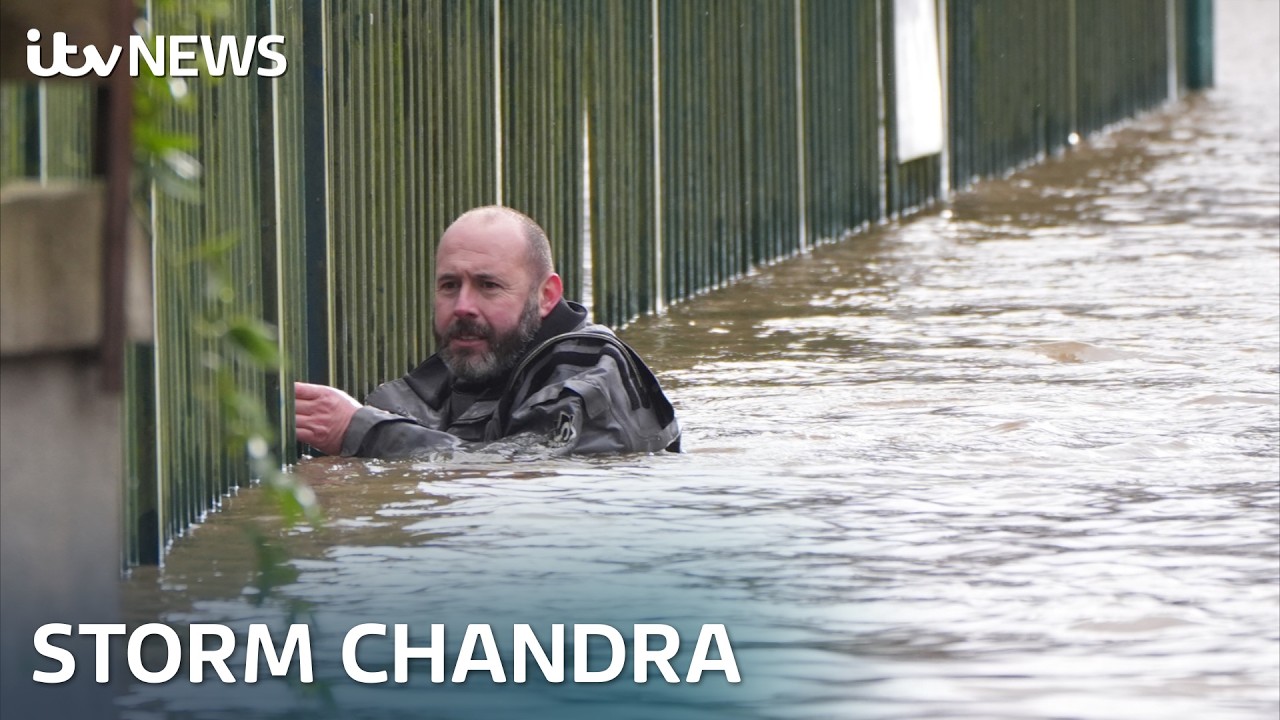 How Storm Chandra made its way through the UK | ITV News - YouTube
