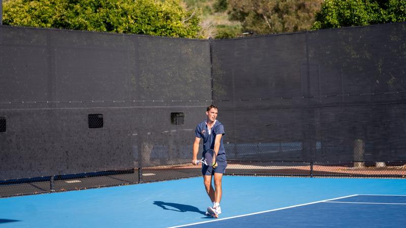 No. 27 Men's Tennis Clings to 4-3 Victory Over Middle Tennessee State