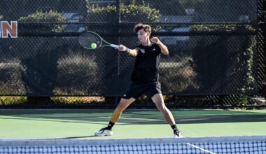 Men’s Tennis Wins Doubles Point, Can’t Hold on Versus Cal Poly
