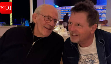 ‘Back To The Future’ stars Michael J. Fox and Christopher Lloyd reunite ahead of film’s 40th anniversary |