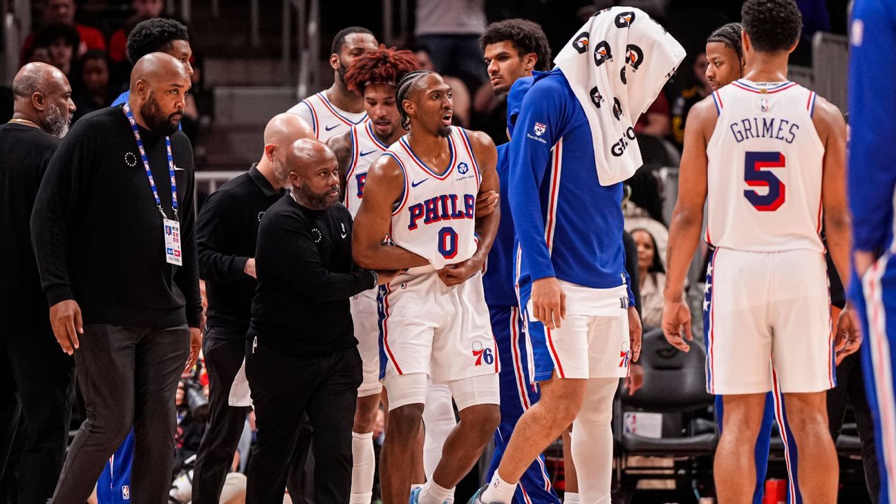 76ers' Tyrese Maxey has no fractures in sprained right pinky