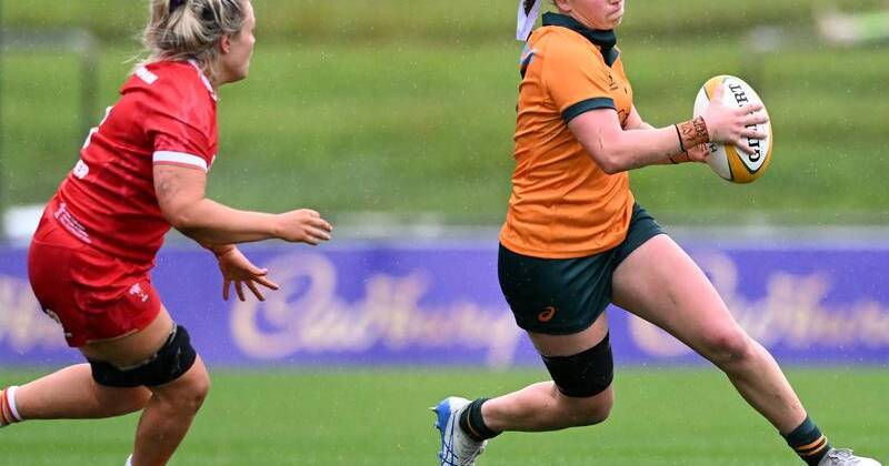 Star teen Caitlyn Halse (right) has missed the Wallaroos squad after a disrupted pre-season. Photo: Darren England/AAP PHOTOS