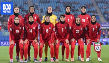 Mother of Iranian women's footballer pleads with player to stay in Australia as families face threats