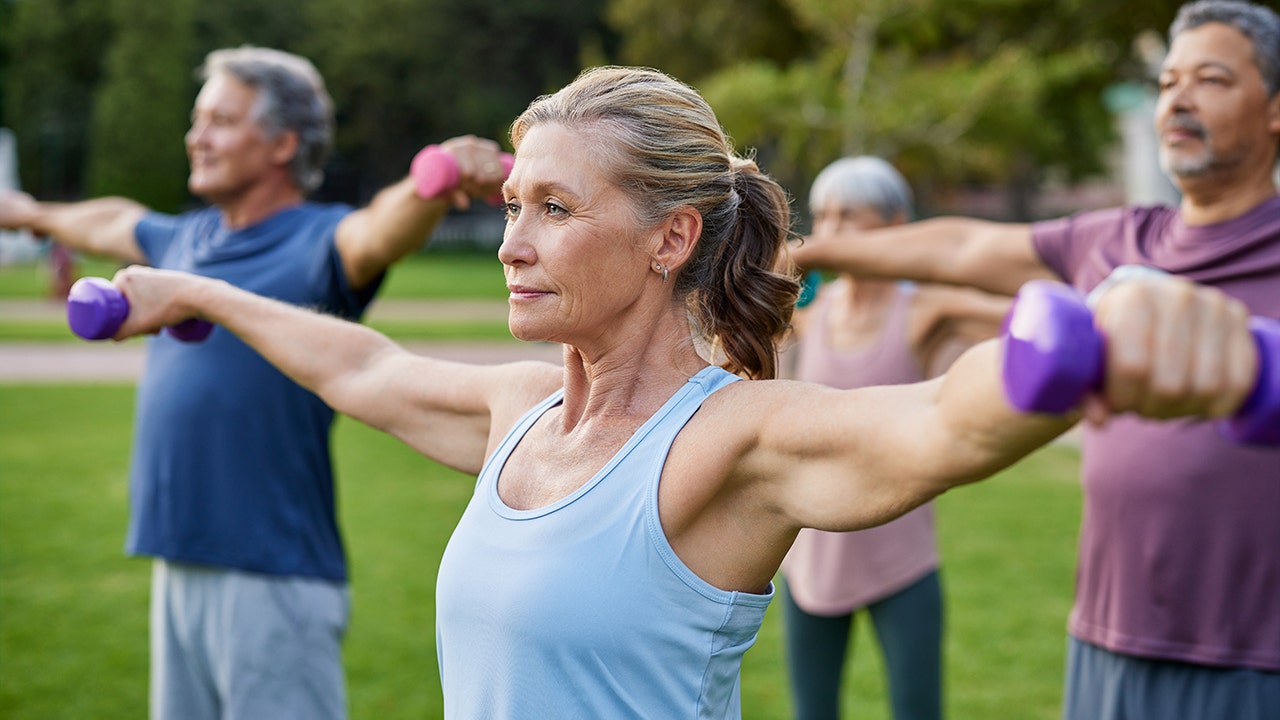 Muscle strength linked to longer life in women over 60, study finds