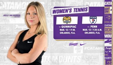 Catamount Tennis Takes on Quinnipiac and Penn in Spring Break Matches