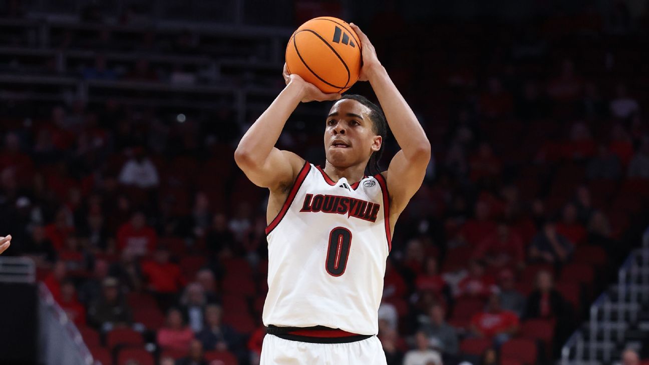 Louisville's Mikel Brown Jr. (back) says he hopes to return for March Madness