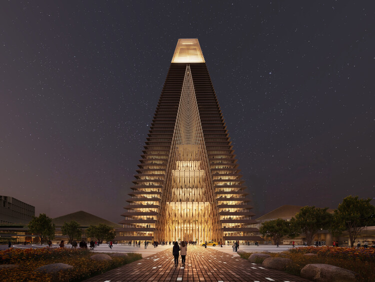 SOM Designs Landmark Mixed-Use Tower Complex for the New City of Alatau in Kazakhstan - Image 3 of 7