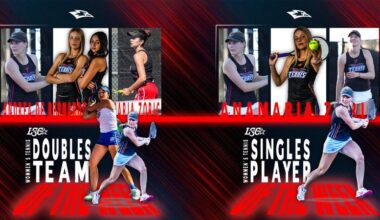 Lady Chaps Sweep LSC Weekly Tennis Honors After Undefeated Week
