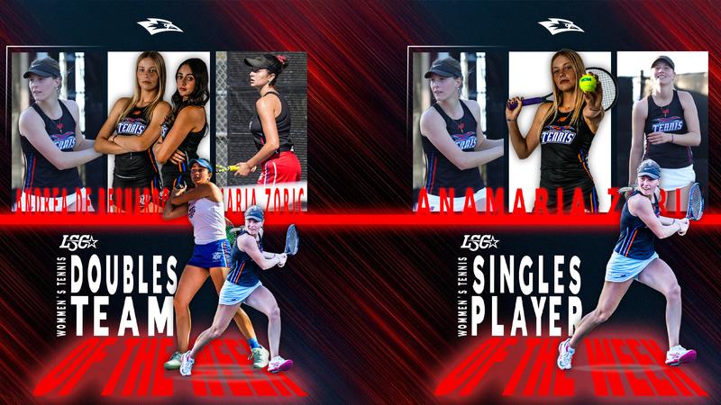 Lady Chaps Sweep LSC Weekly Tennis Honors After Undefeated Week