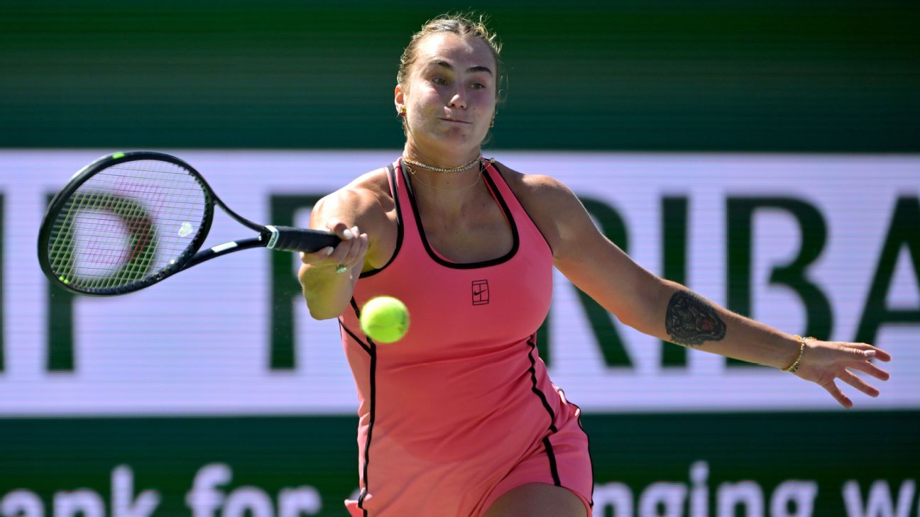 Sabalenka, Sinner cruise into semifinals at BNP Paribas Open