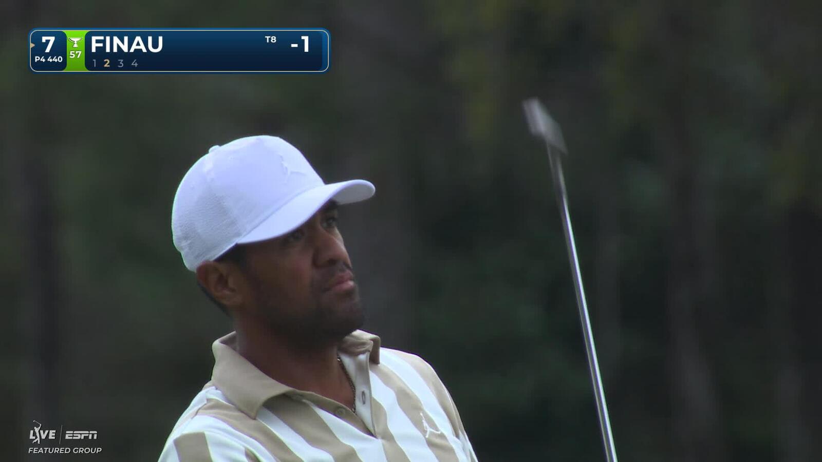Tony Finau hits 128-yard approach to 3 feet, sets up birdie on No. 7 at THE PLAYERS