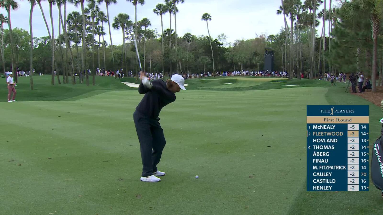 Tommy Fleetwood hits 147-yard approach to 14 feet, sets up birdie on No. 6 at THE PLAYERS