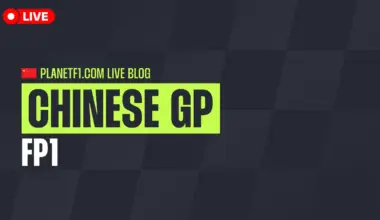 Updates from FP1 at the Chinese Grand Prix as it happens