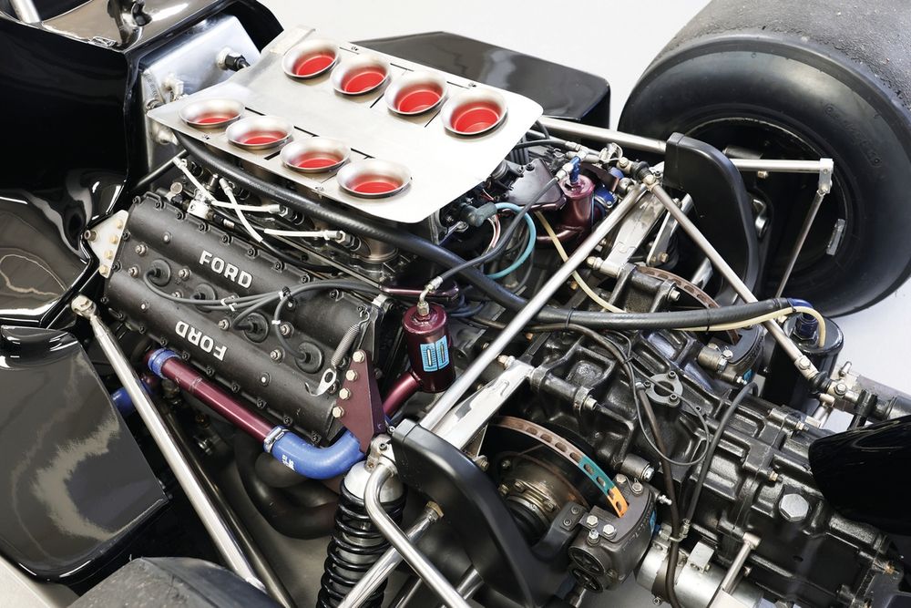 It wasn't long before the Ford Cosworth engine was back in the Shadow