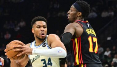 Giannis Antetokounmpo out for 31st time this season vs. Hawks