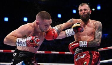 Anthony Cacace beats 'Jazza' Dickens to win WBA title in Dublin