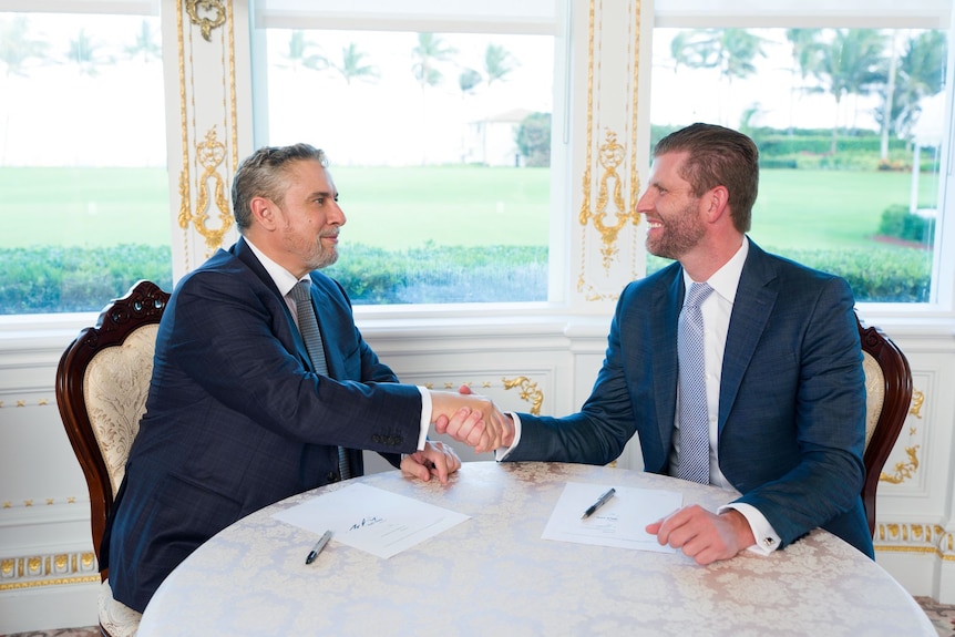 Altus CEO David Young with Eric Trump.