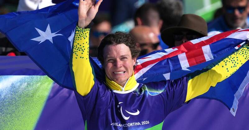 Ben Tudhope won SB-LL2 snowboard cross silver and claimed slalom bronze for Australia's only medals. Photo: AP PHOTO