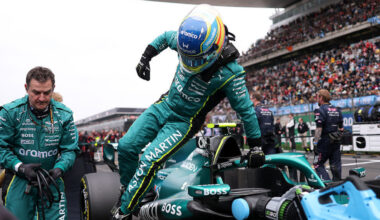 Aston Martin and Fernando Alonso retire from Chinese Grand Prix, vibrations from car makes numb hands
