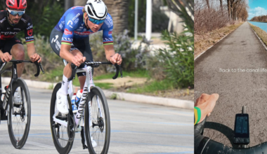 Van der Poel explains wide-handlebar choice and the signs of top form ahead of Milan-San Remo