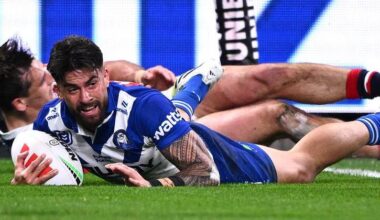 Enari Tuala has been named in the Canterbury line-up to take on Canberra. Photo: Dan Himbrechts/AAP PHOTOS