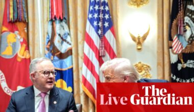 Australia news live: Trump lashes out at Australia over absence of allies against Iran; Cyclone Narelle forms in Coral Sea | Australia news