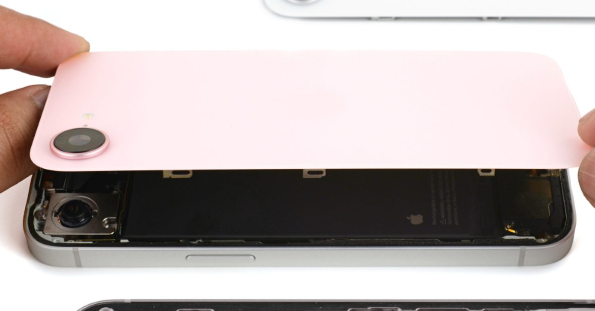 iFixit teardown shows iPhone 17e back panel can add MagSafe to iPhone 16e