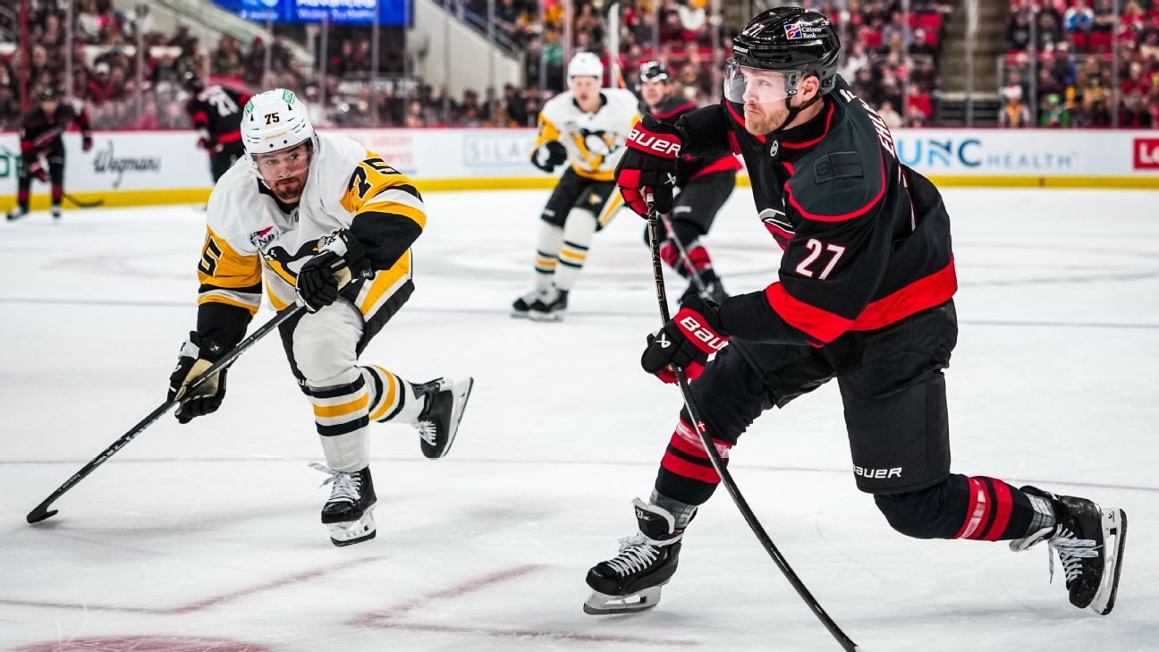 NHL playoff watch: Will the Penguins catch the Hurricanes?