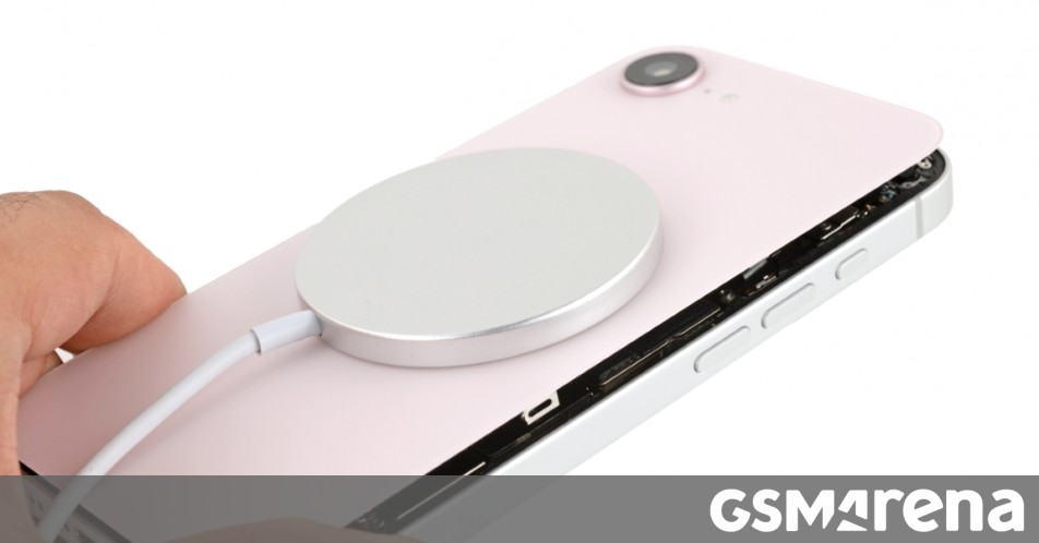 iPhone 17e rear panel adds MagSafe to iPhone 16e, teardown reveals